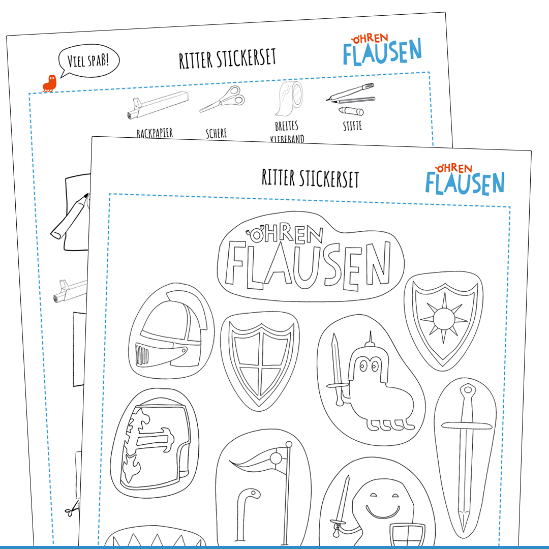 bm ritter stickerset